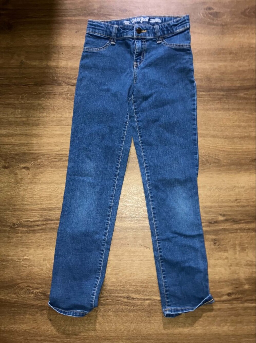 Girls Blue Slim Fit Jeans